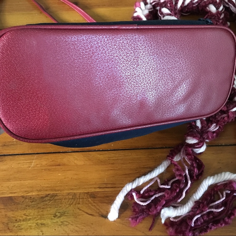 🔴 Blue Denim with Red Handles Bag - Picture 6 of 7